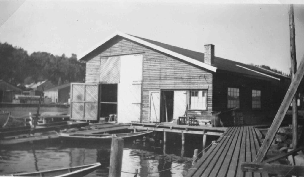Båtbyggeriet på Krana 1947