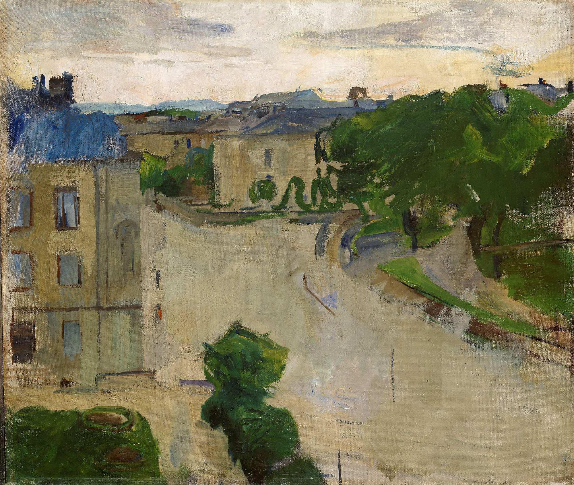 Utsikt fra min altan, Hansteensgate 2