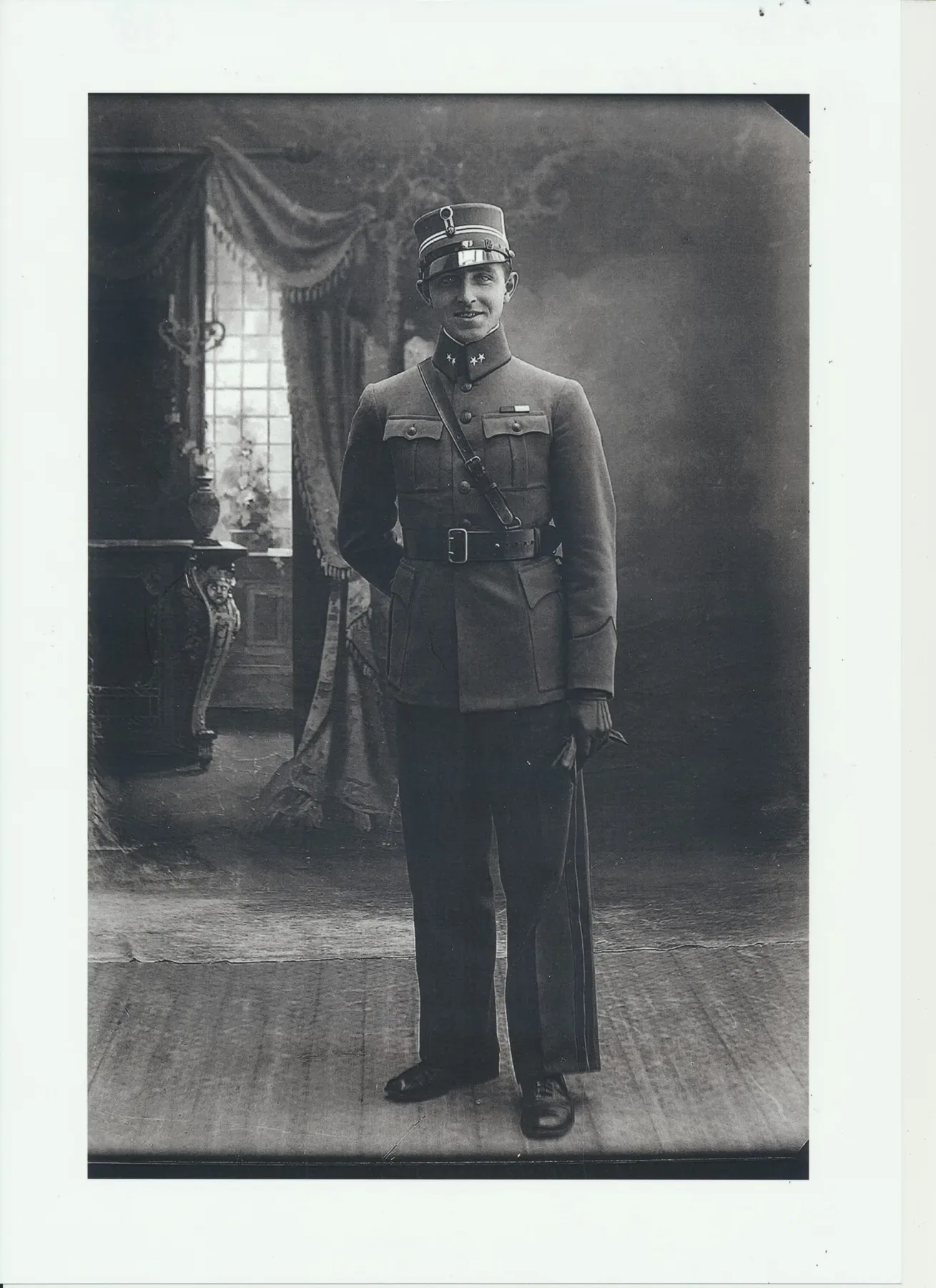 Christian Fredrik Jean-Hansen i uniform, helfigur