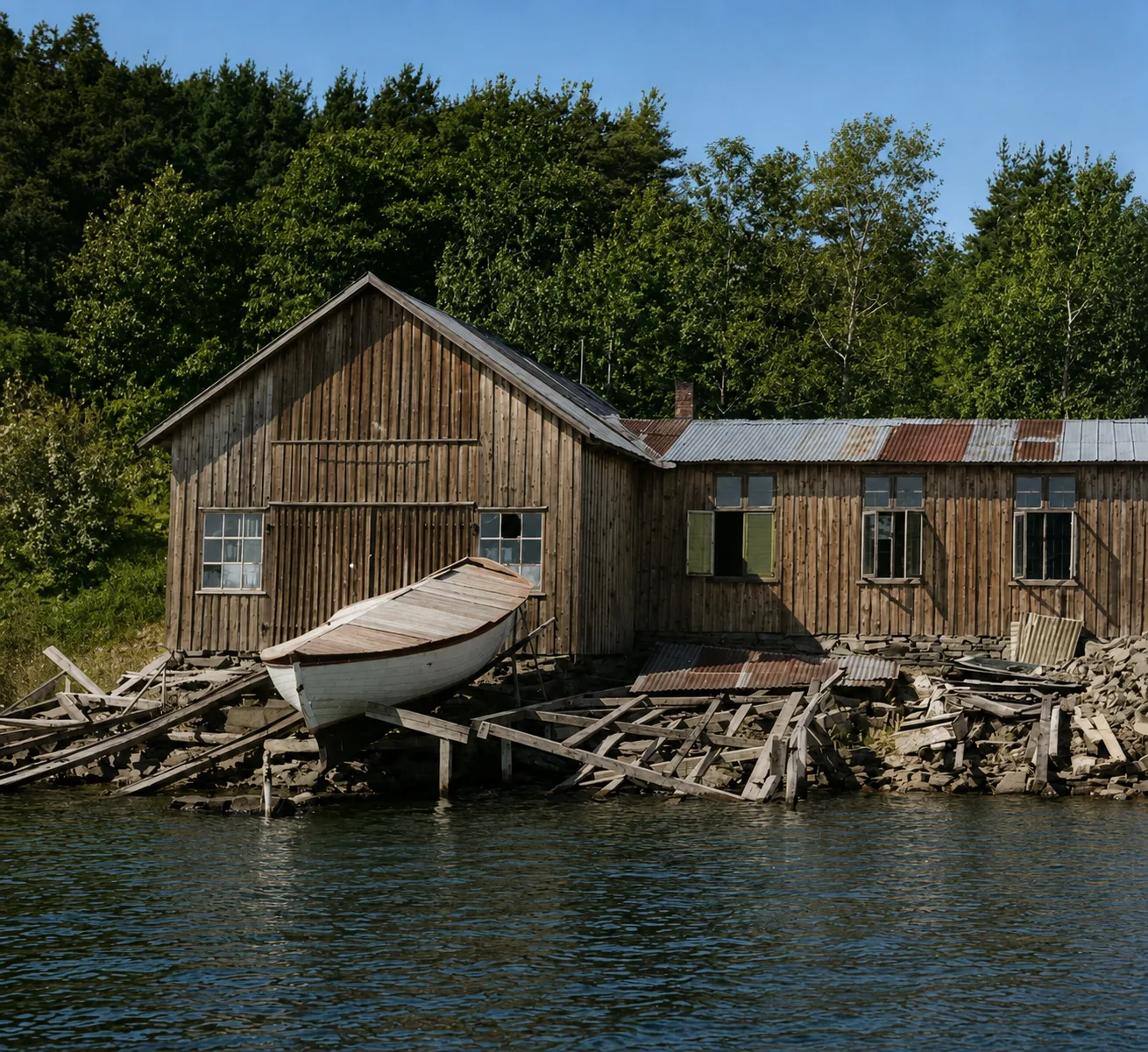 Båtbyggeriet i Hagemann – restaurert