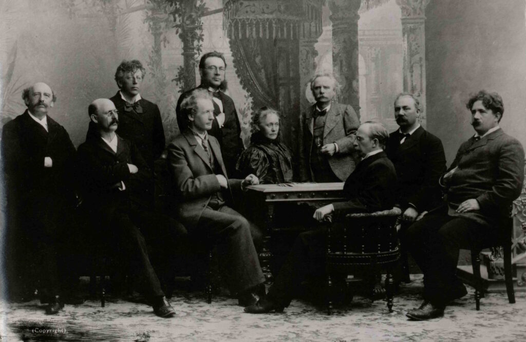 Gruppebilde Festspillene i Bergen 1898
